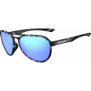 NEW TIFOSI unisex selca sunglasses in black tortoise sky blue mirror
